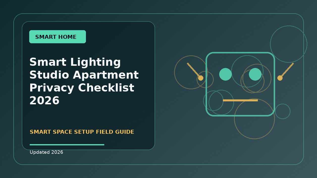 Smart Lighting Studio Apartment Privacy Checklist: Practical 2026 Guide