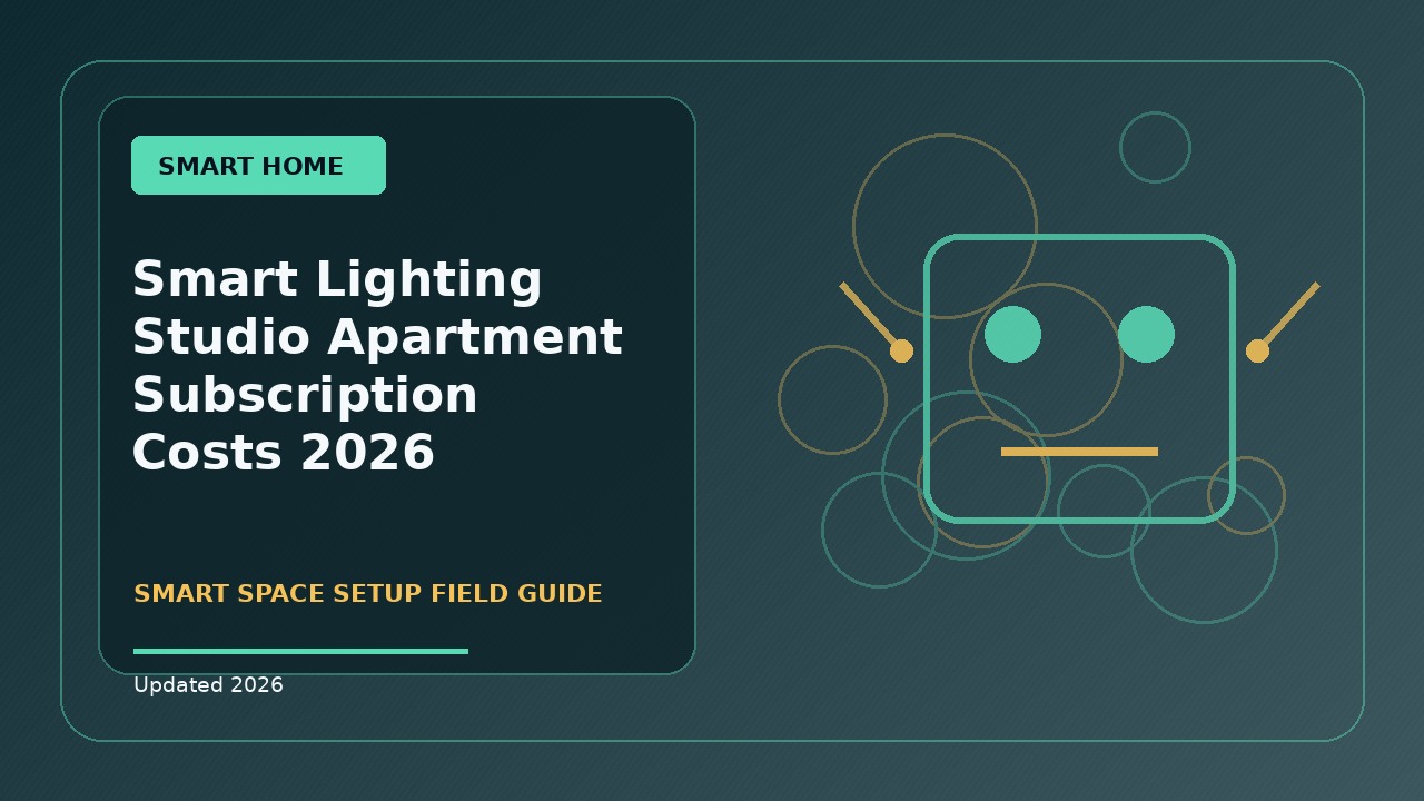 Smart Lighting Studio Apartment Subscription Costs: Practical 2026 Guide